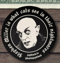 Stephen Miller Nosferatu 3" Vinyl Sticker – Waterproof, Car-Safe | Jay Black Merch